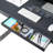 Adjustable Height Glass Steel Standing Desk-1770037599