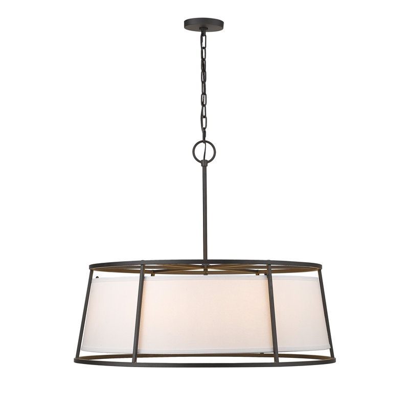 Nour 8 - Light Unique/Statement Pendant, Bronze