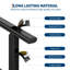 1 piece Adjustable Outdoor Handrail for 4 Steps – Weatherproof Non-Slip Garden Grab Rail with Installation Kit, Safety Support for Elderly on Exterior Stairs, matte black-130079870
