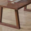 Bureau rectangulaire en bois massif brun noisette-1741027982
