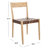Cosme 18'' H Solid Wood Armchair-456284479