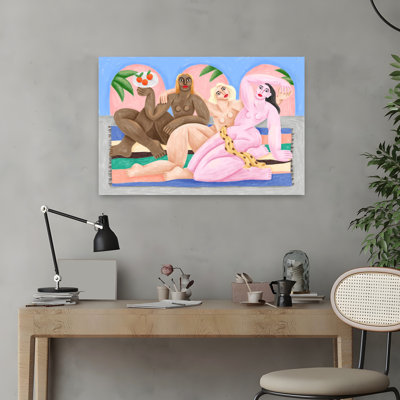 Nouvelles GrAcces 1 Piece Wrapped Canvas Wall Art
