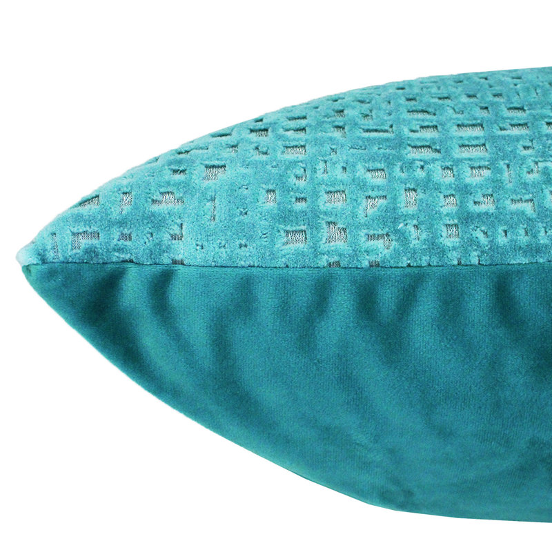 Monaly Rectangular Pillow Cover & Insert, Denim, 16" x 30"