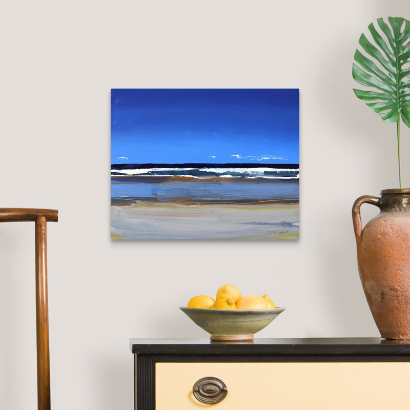 Reproduction d’art sur toile, "Hatteras Beach, NC" par David Shingler, Toile tendue, H 16 po x l 20 po x P 1,25 po