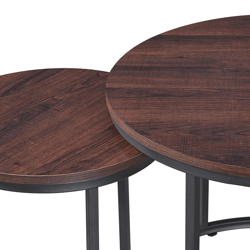 Tables basses 2 pièces Erbe, Noyer