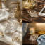 Ornements décoratifs en verre conchiné en forme de plateau transparent Shelltrinket-130084801