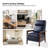 Branstetter 28.5" W Faux Leather Push-Back Recliner-94559857