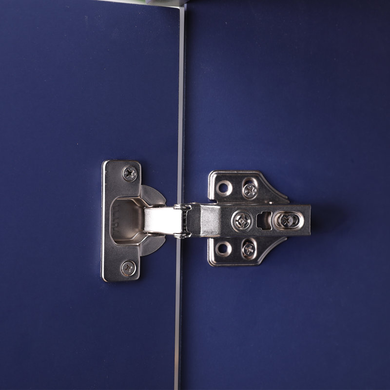 Meuble-lavabo simple autoportant 24 po avec lavabo en céramique 24 po, Bleu
