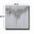 Silver Drip Abstract Canvas Wall Art