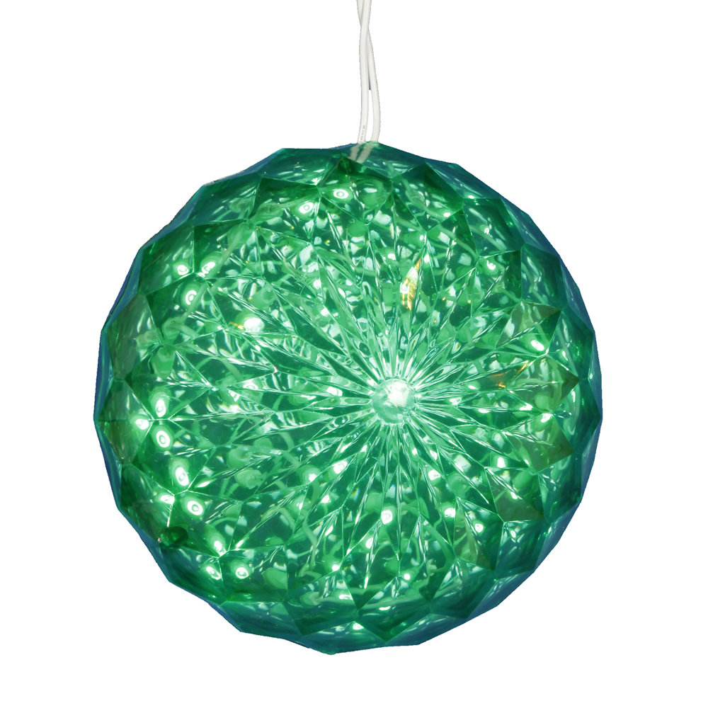 6" Crystal Balls LED Outdoor Novelty Light The Holiday Aisle®