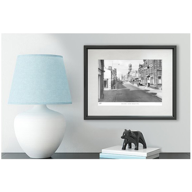 Nelson, Leeds Road 1961 - Single Picture Frame Print, 60cm H x 80cm W x 2.3cm D