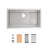 Black Undermount Kitchen Sink - Complete Package