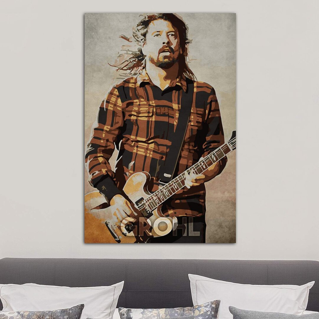 Leinwandbild Grohl von Durro Art