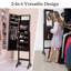 Armoire à bijoux à miroir avec lumières DEL