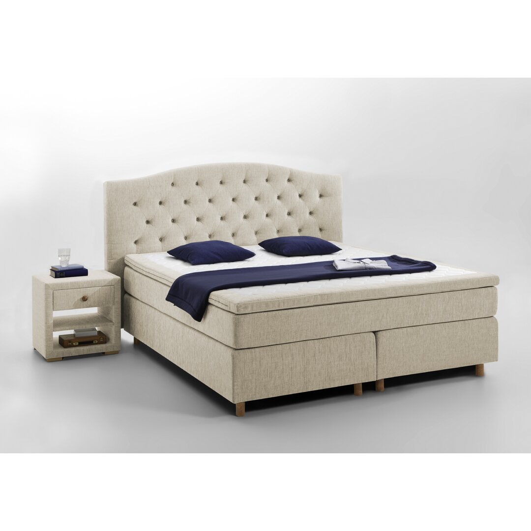 Boxspringbett Silloth 180 x 200 cm mit Topper