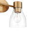 Éclairage pour salle de bain 3 lumières en laiton brossé avec abat-jour en verre transparent Jessa-1684681956-1684681957