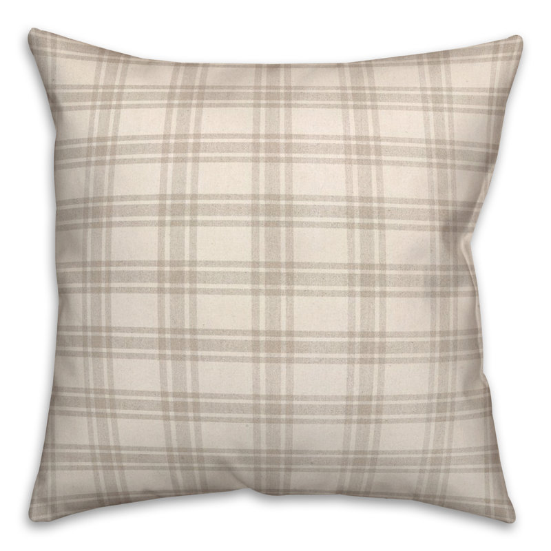 Coussin décoratif carré, Gris