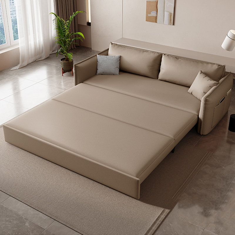 Simple Modern Tech Fabric Extendable Storage Living Room Sofa