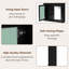 Armoire à pharmacie murale l 36 "x P 7,1" avec charnières à fermeture douce et tablette réglable-277090360