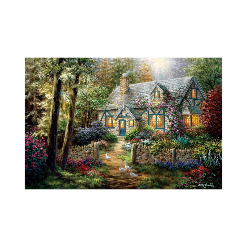 A Country Gem by Nicky Boehme - Gallery-Wrapped Canvas Giclée on Canvas, 20.32 cm H x 30.48 cm W, Wrapped Canvas
