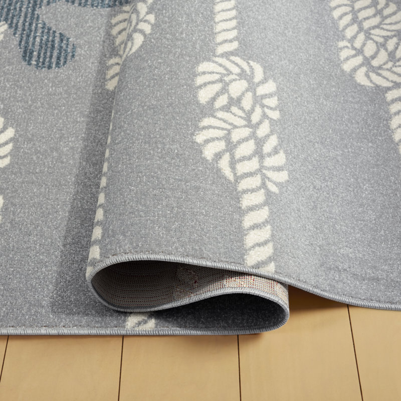 Anchor Indoor / Outdoor Rug, Rectangle 5'2" x 7'2"