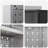 Set Of 6 Steel Large Tool Storage Rectangular-546580560