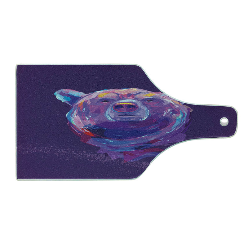Planche à découper en verre trempé Ambesonne