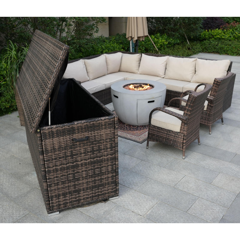 8 - Person Patio Conversation Set with Cushions