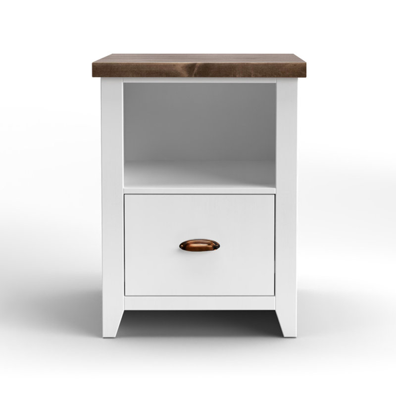 Classeur 22 tiroirs 22 po, aucun assemblage requis, fini jasmin et bois de grange