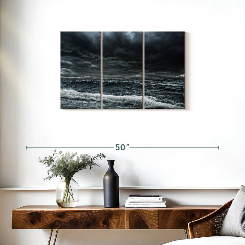 Gillard Storm Waves, 32" H x 50" W
