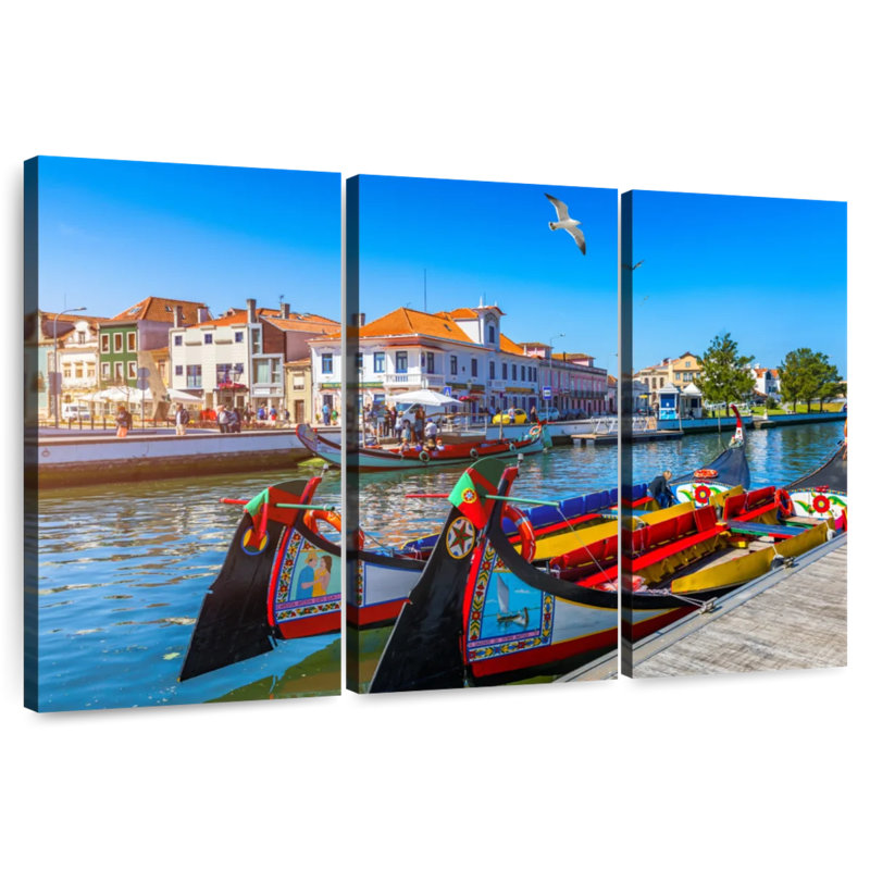 Aime Traditional Portuguese Boats, 28" H x 45" W