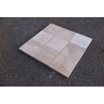 Durango Cross Cut 18" x 18" Travertine Stone Look Wall & Floor Tile