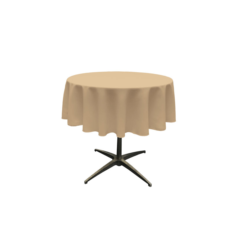 Nappe unie de couleur unie - Basics by Wayfair ™, Kaki, Ronde de 51 po