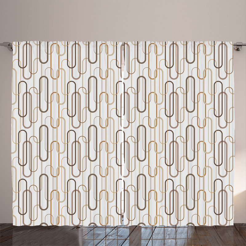 Semi Sheer Curtain Pair