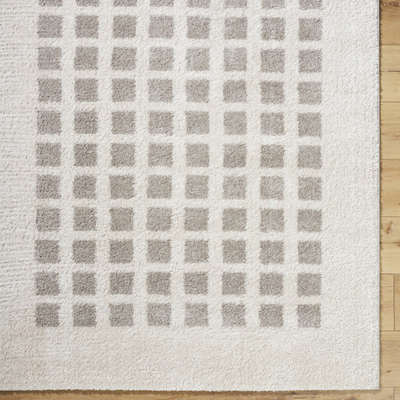 Machine Washable Shaggy Boho Medium Grey Area Rug, Rectangle 140 x 200cm