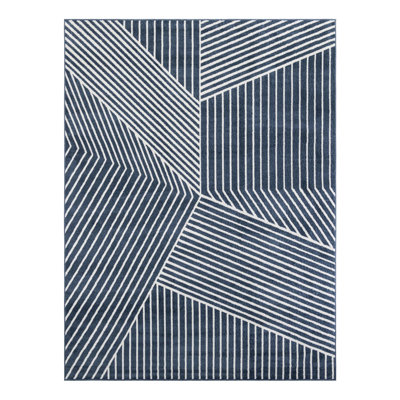 Latitude Run® Orkla Nikolis Rug Blue