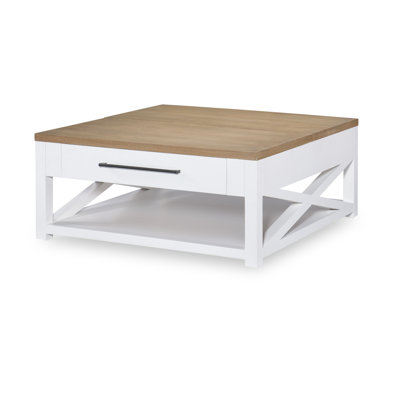 Leyva Solid Wood Coffee Table