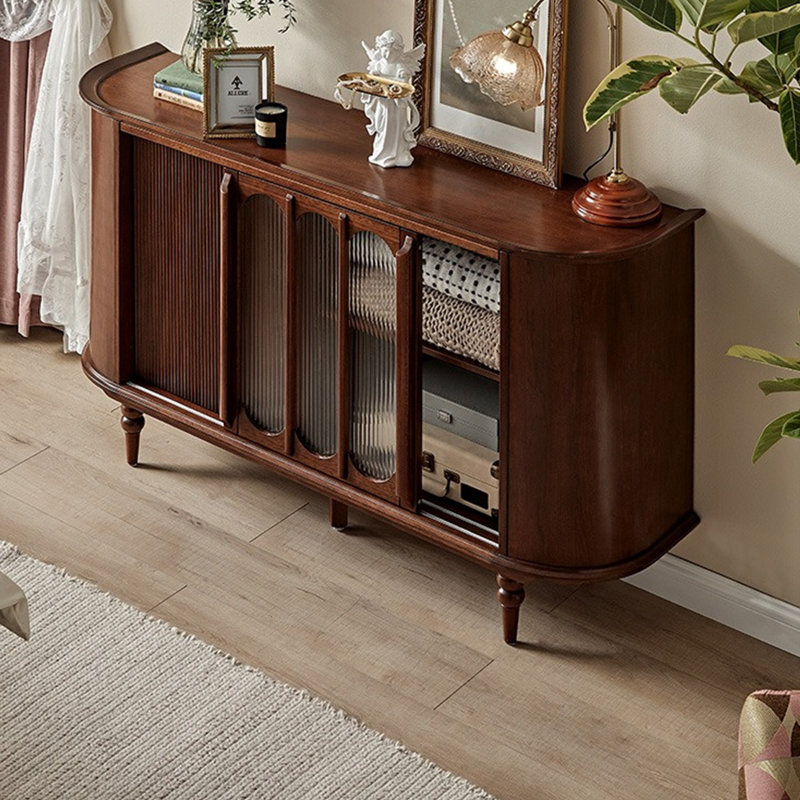 Buffet moderne avec 2 portes, Noyer