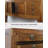 39.37" Brown Rectangular Solid Wood Console Table