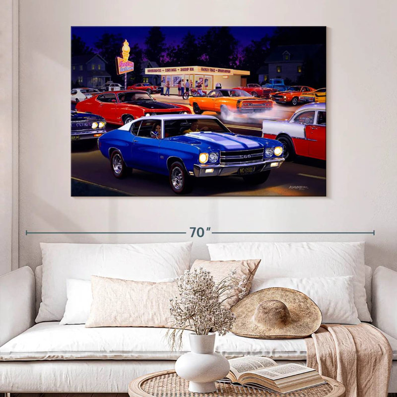 Mehar Fast Fred's, 34" H x 51" W