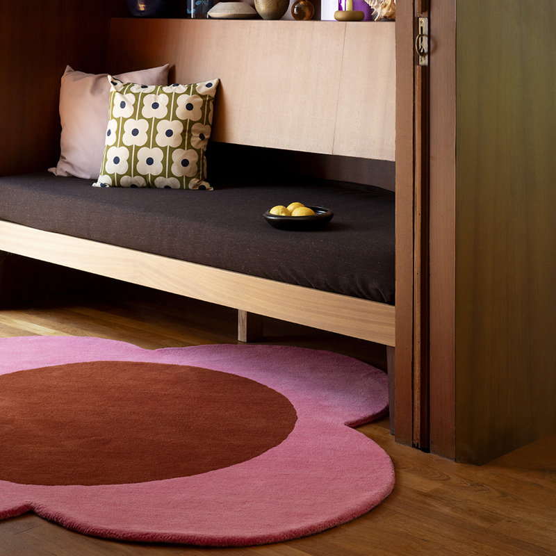 Wool Area Rug, Novelty 6'7"