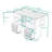 Rolling Kitchen Island with Drop Leaf, Power Outlet, 2 Drawers and Spice Rack-922454854