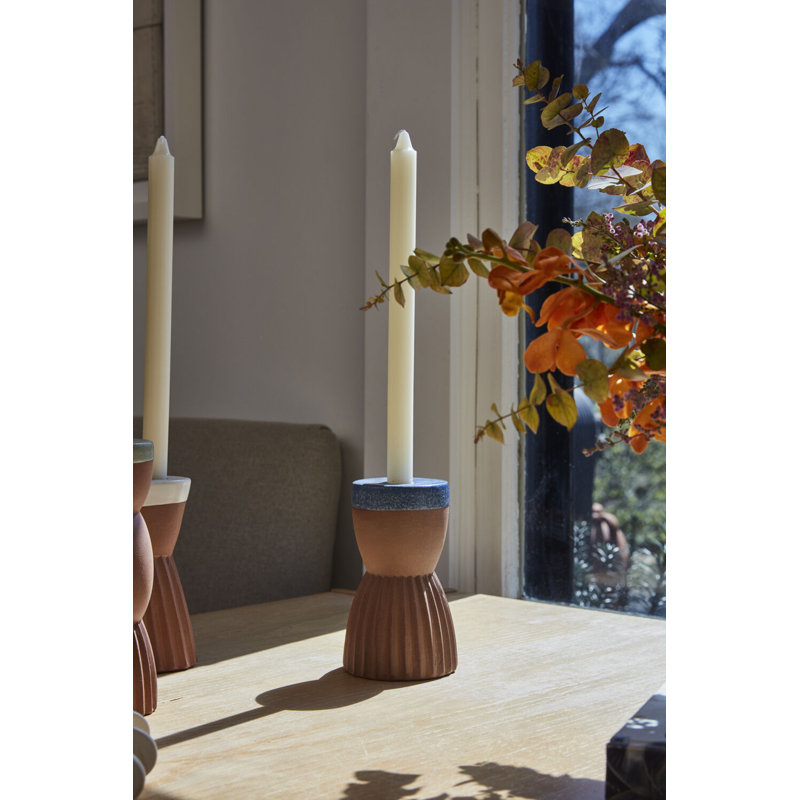 6.5'' H Ceramic Tabletop Candlestick