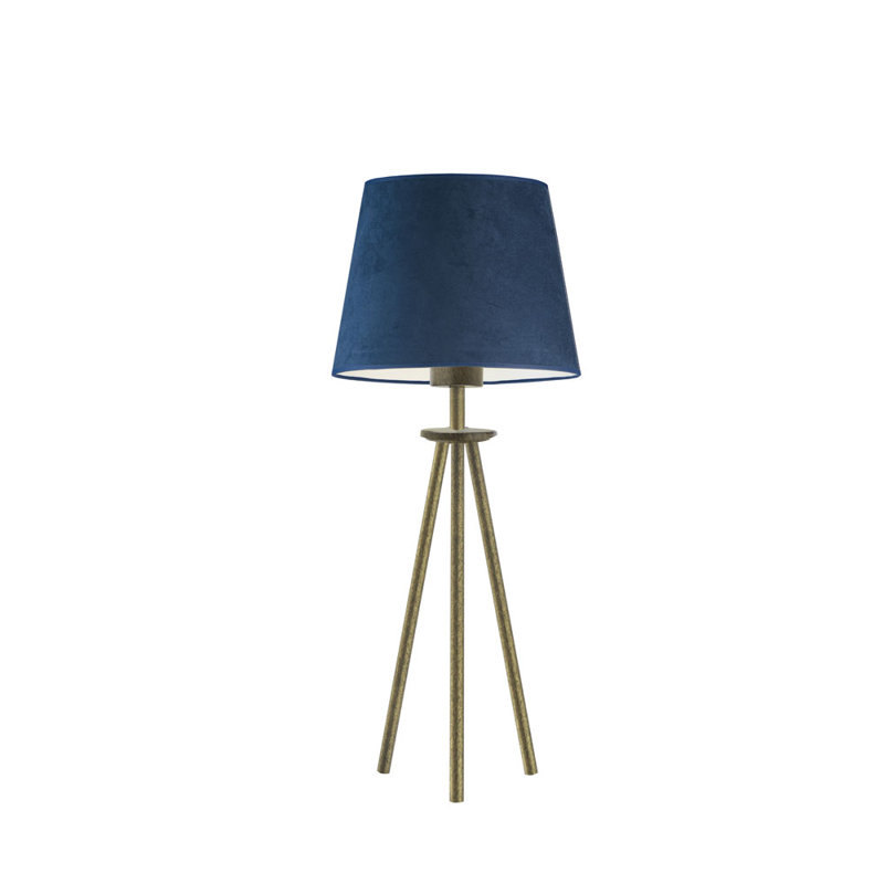 Als Metal Table Lamp, Navy, Gold