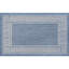 Tapis d'intérieur / extérieur bleu tissé à plat Drusilla-2131482007