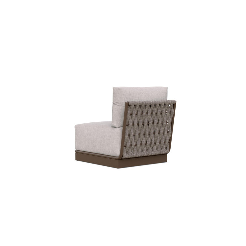 Maui Armless Chair + Fawn Cushion