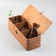 Tank Basket With Lid Woven Toilet Roll Storage Basket With Sections Rectangular(Natural)