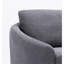 Causeuse en lin gris