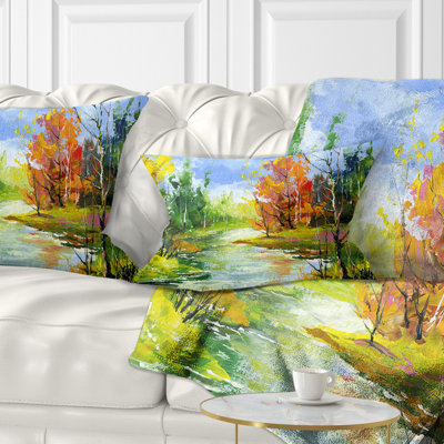 Coussin lombaire Landscape Fusion of Autumn Shades