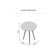 Bovadilla Solid Wood 3 Legs Accent Table